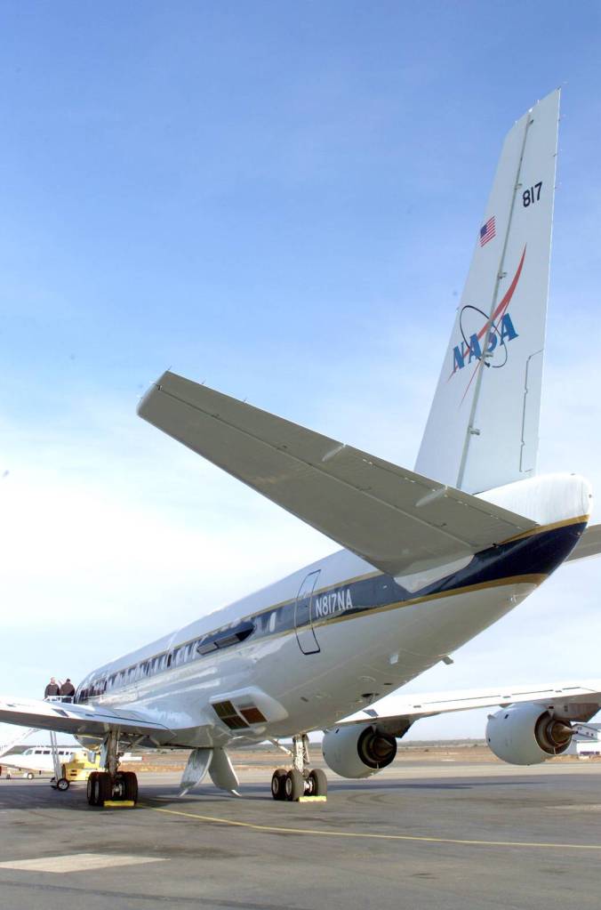 NASA’s DC-8 Aircraft at Carlos Ibanez International Airport in Punta Arenas, Chile