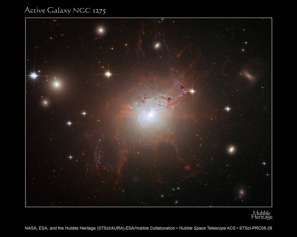Magnetic Monster in Erupting Galaxy