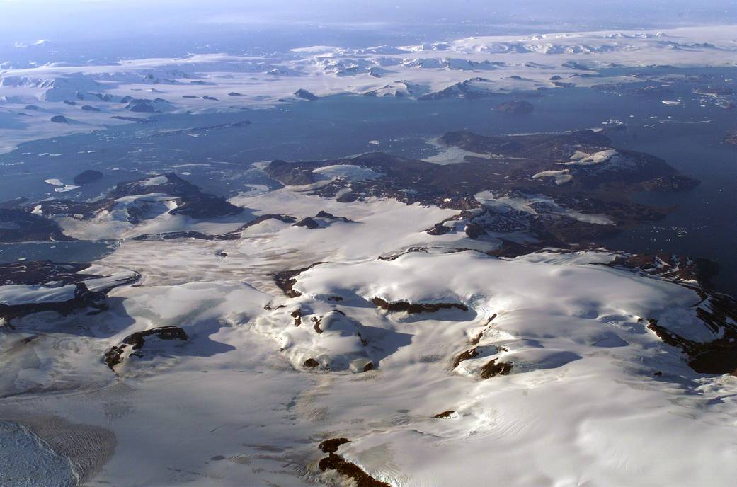 James Ross Island from NASA's DC-8 Aircraft