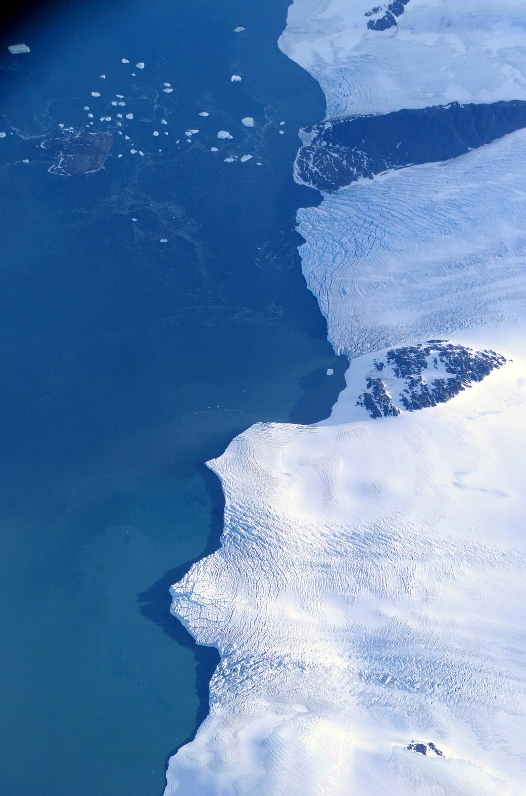 Larsen Ice Shelf in Antarctica Viewed from NASA's DC-8