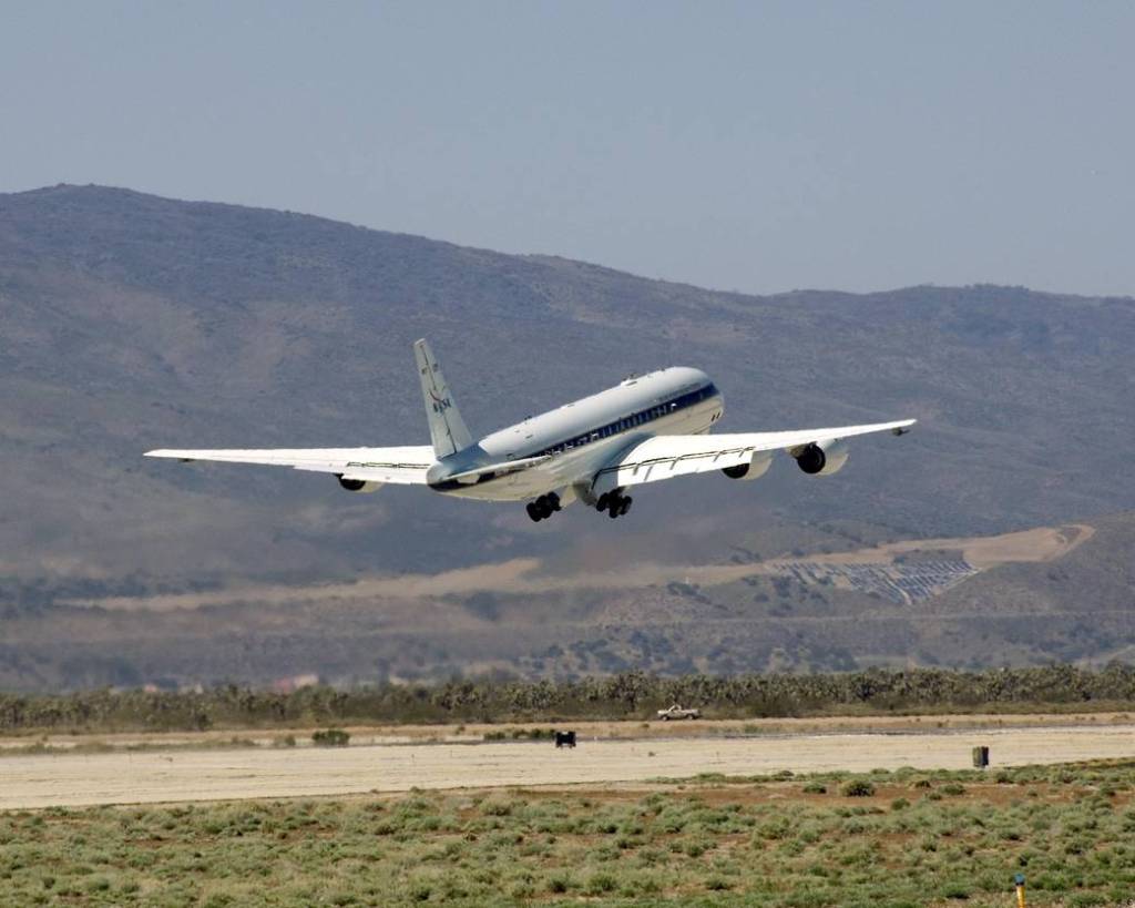 First DC-8 Flight of ARCTAS