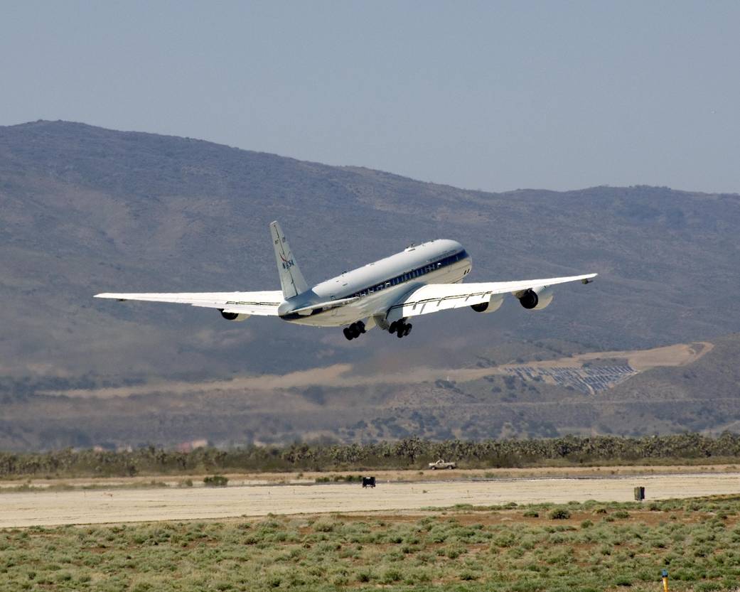 First DC-8 Flight of ARCTAS