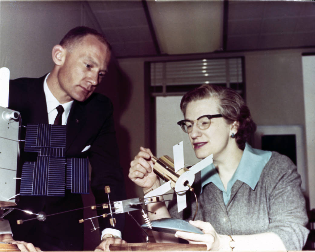 Buzz Aldrin and Nancy Grace Roman