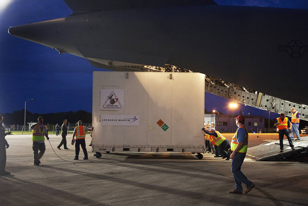 OSIRIS-REx Arrives at Kennedy Space Center