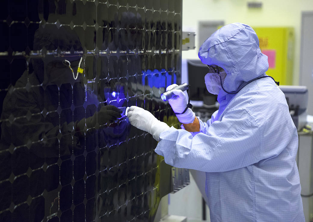 OSIRIS-REx Solar Array Inspected