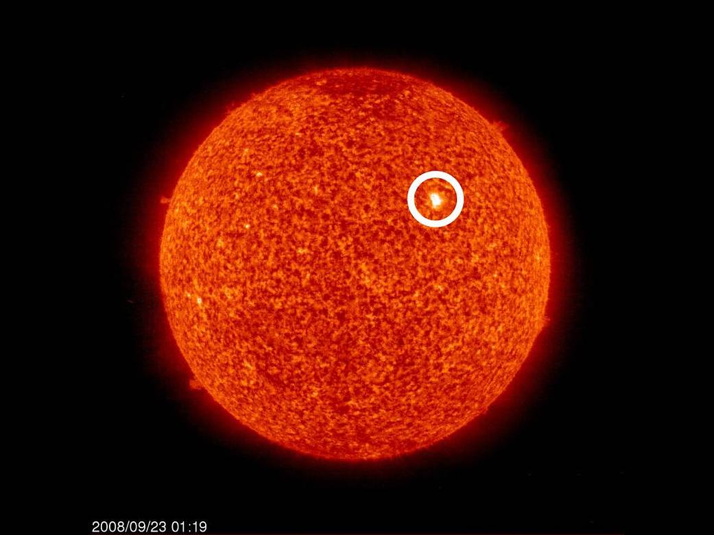 New Solar Cycle Sunspot