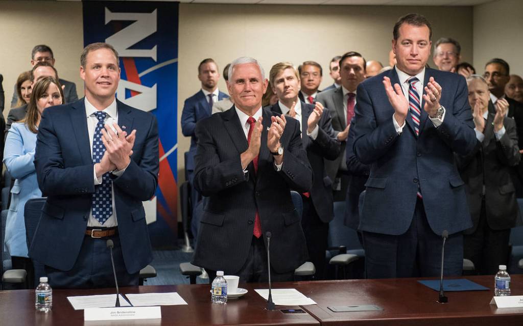 Vice President Pence Meets With NASA Leadership