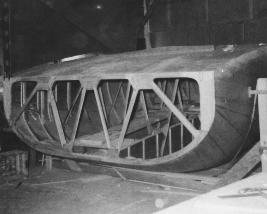 William Gus Briegleb, of Sailplane Corporation of America, signs a contract to build the M2-F1 plywood fuselage.