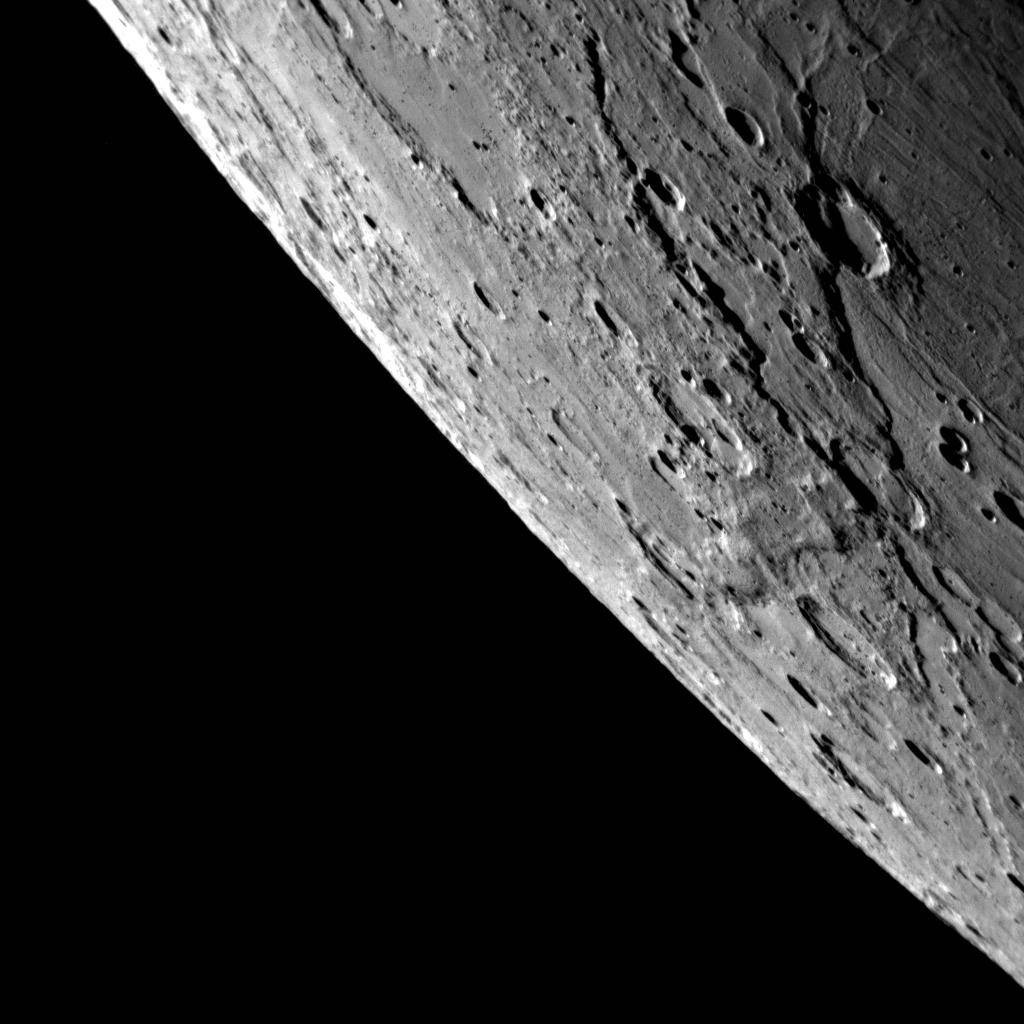 Cratered Mercury