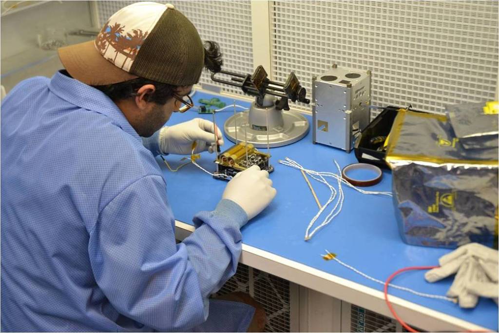 Montana State University Student Working on FIREBIRD A/B – ELaNa II