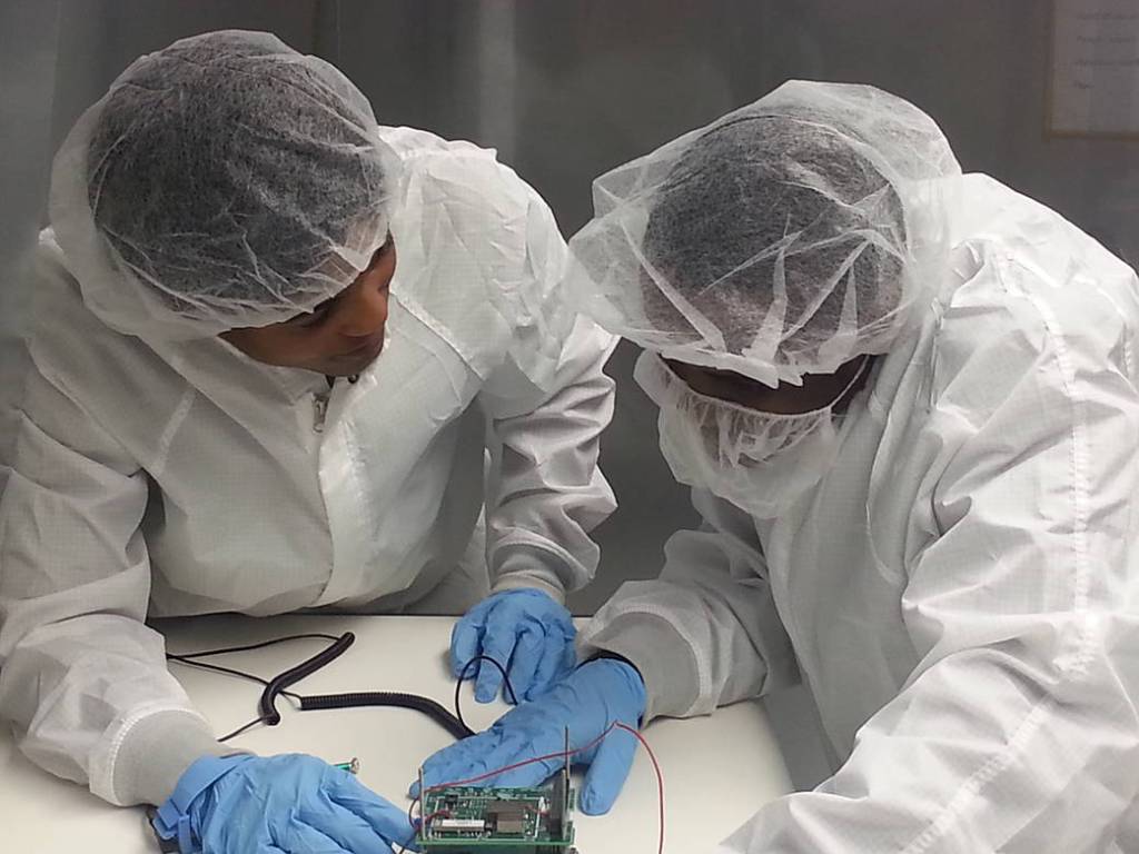 Medgar Evers College Students Working on CUNYSAT-1 – ELaNa II