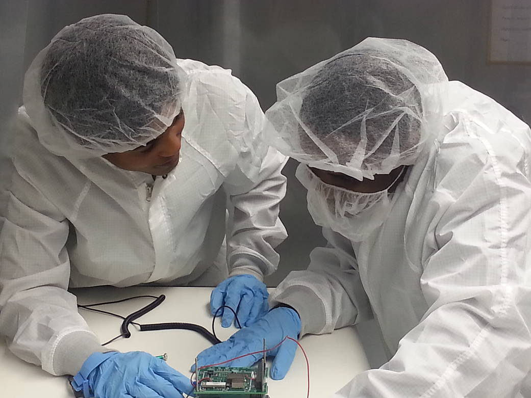 Medgar Evers College Students Working on CUNYSAT-1 – ELaNa II