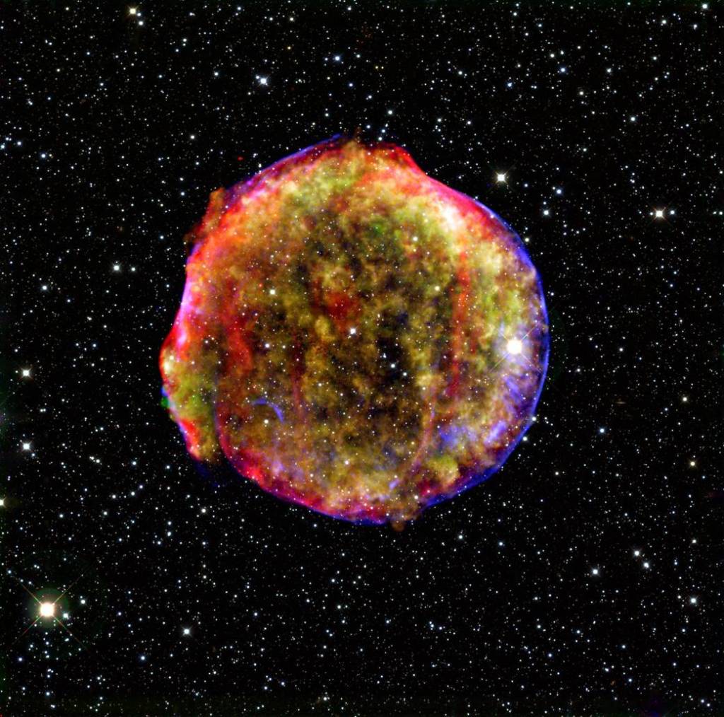 Vivid View of a Supernova Remnant