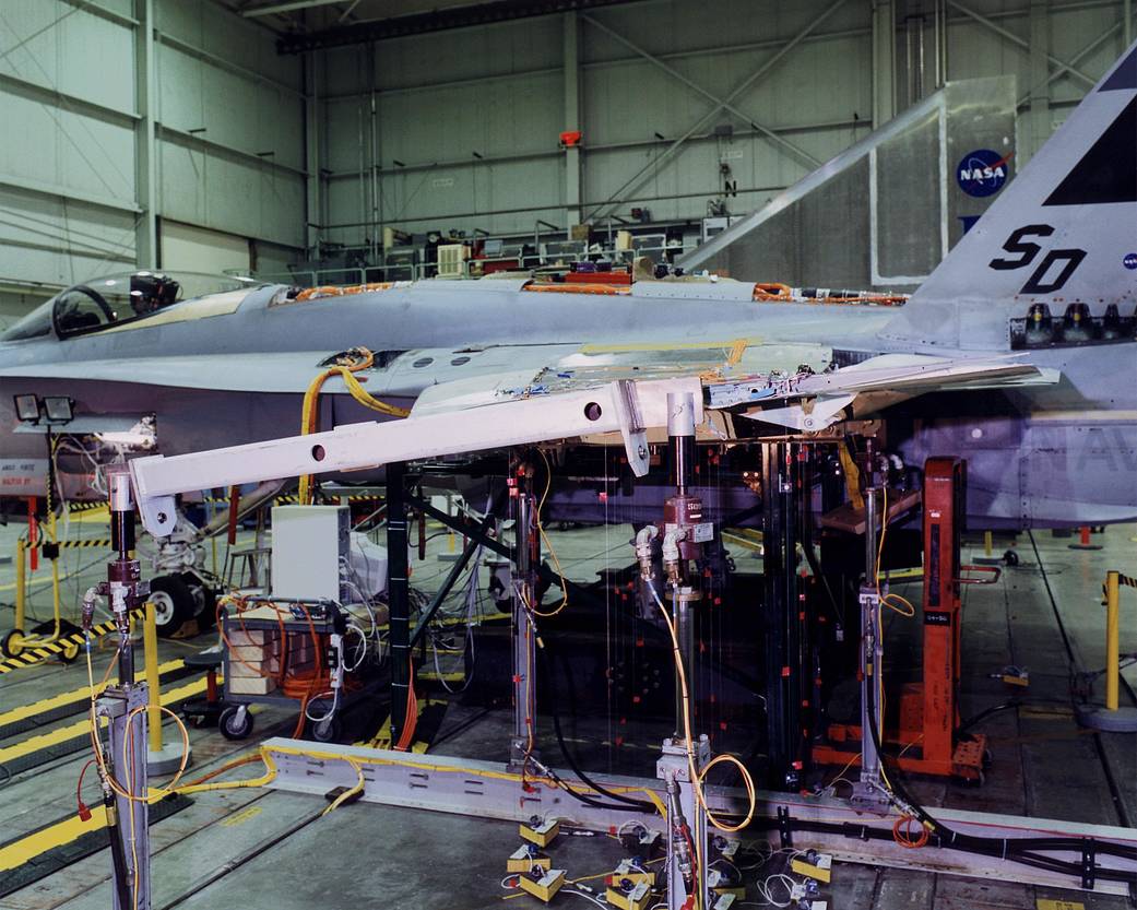 Wing Torsion Testing of F/A-18 AAW Aircraft