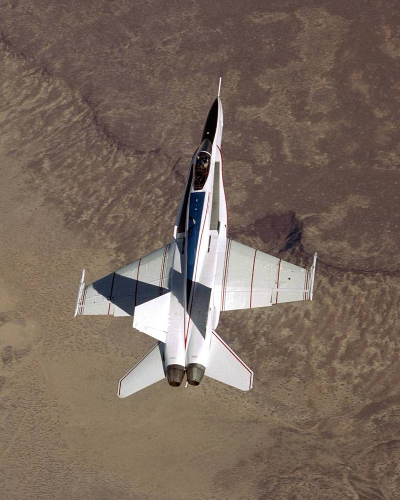 F/A-18 Active Aeroelastic Wing (AAW)