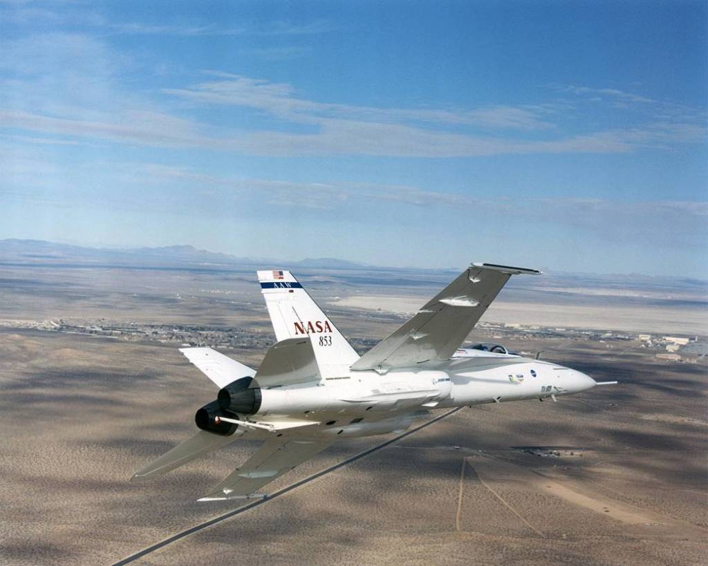 Research Duties for F/A-18 Active Aeroelastic Wing (AAW)