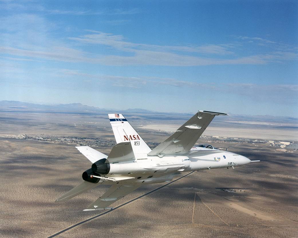 Research Duties for F/A-18 Active Aeroelastic Wing (AAW)