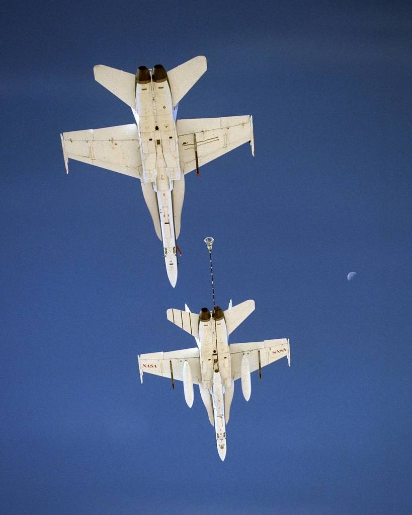F/A-18 #845 Undergoes Flight Test Envelope Expansion for AAR