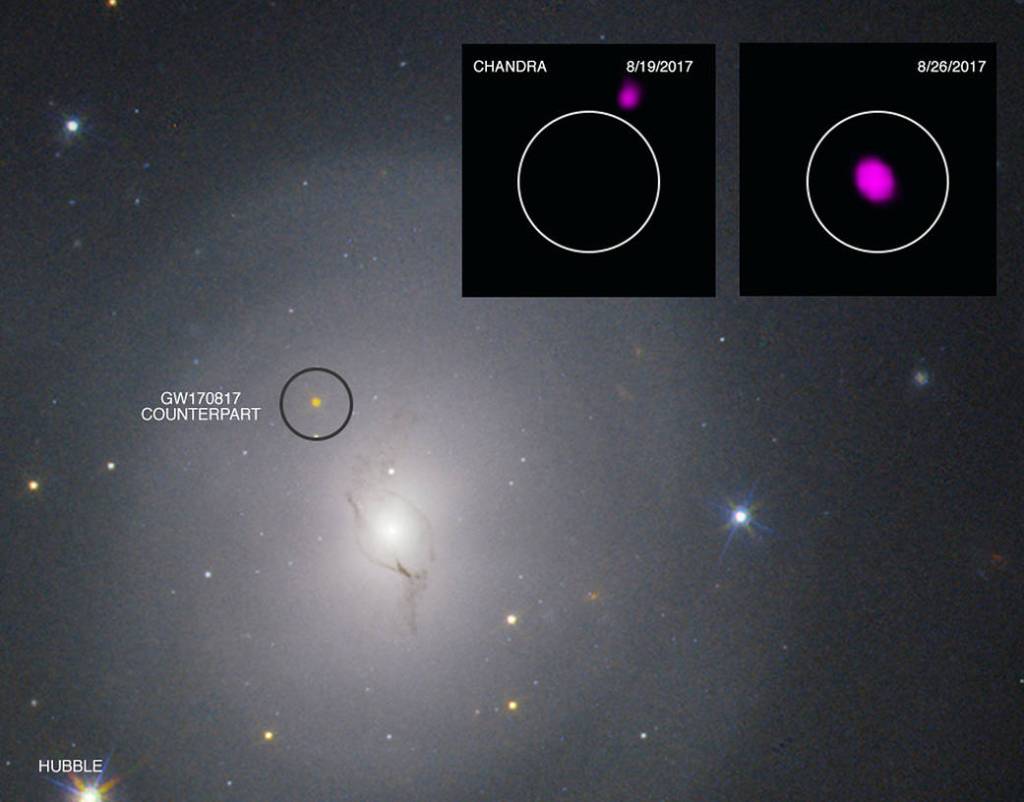 Chandra Makes First Detection of X-Rays from a Gravitational Wave Source