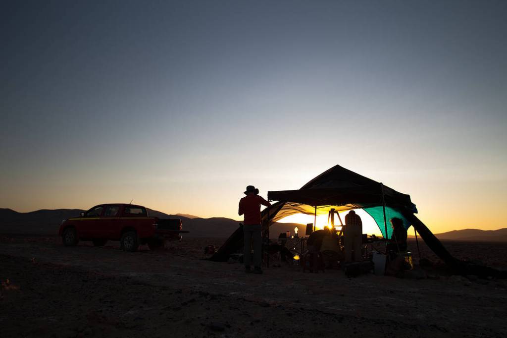 Atacama Rover Astrobiology Drilling Studies – Night Falls