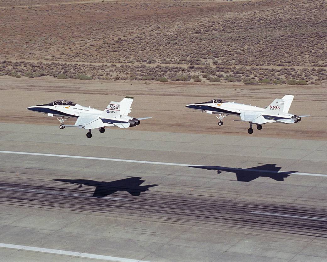 F/A-18 Autonomous Formation Flight (AFF)