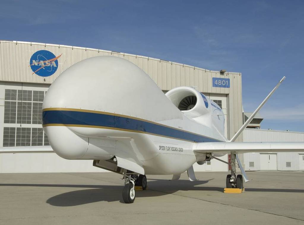 Communications and Sensor Payloads Housed in Global Hawk’s Nose
