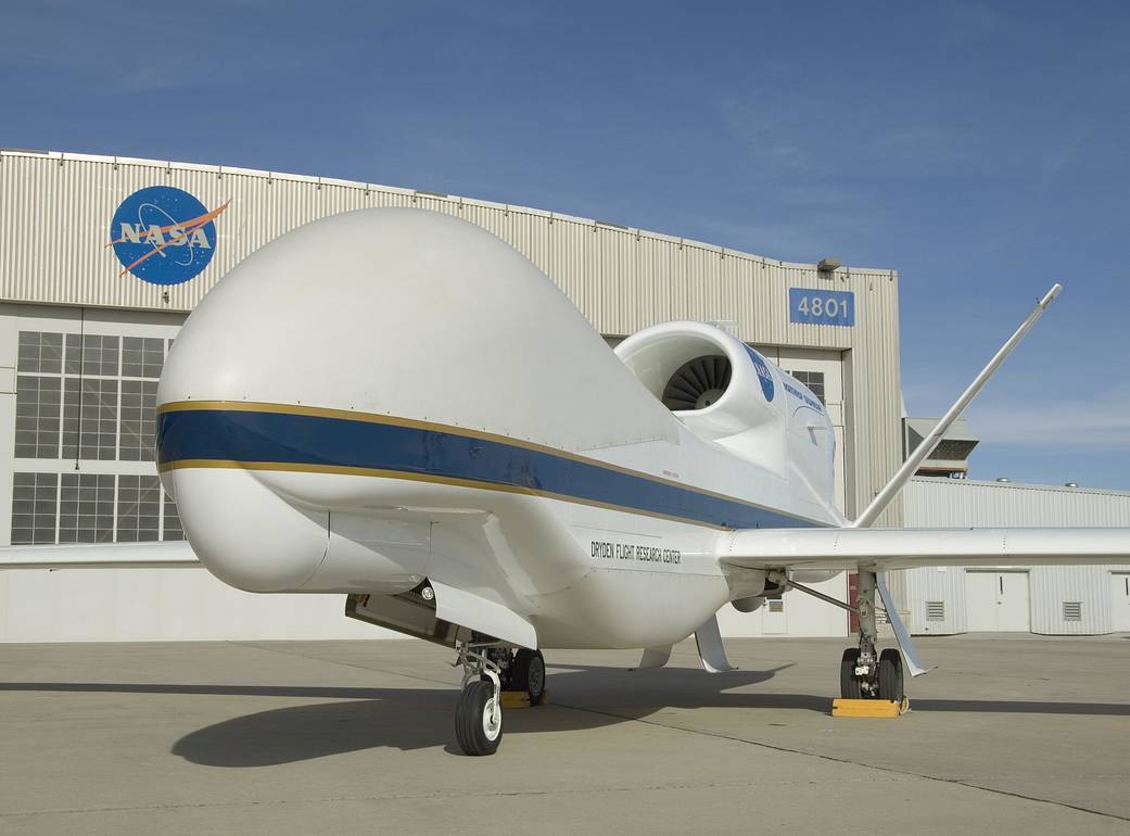 Communications and Sensor Payloads Housed in Global Hawk's Nose