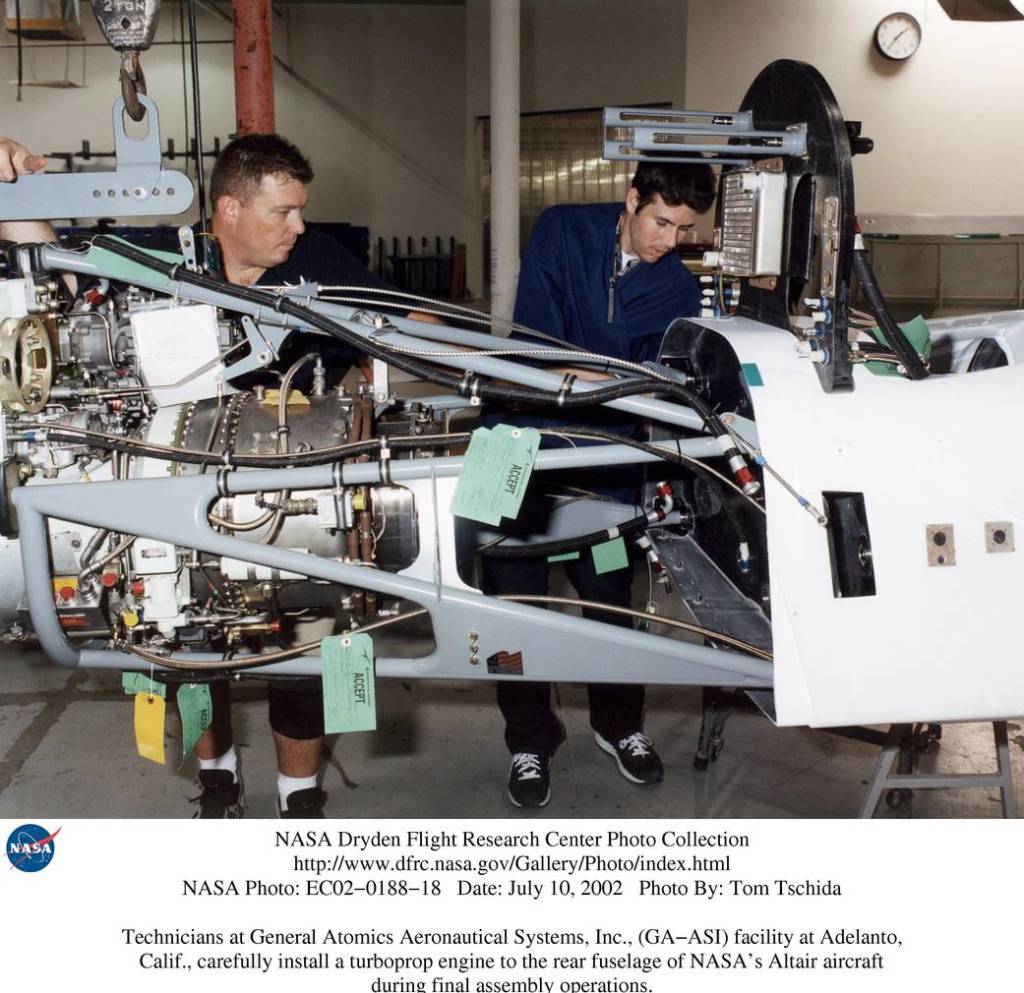 Altair, Installation of Turboprop Engine