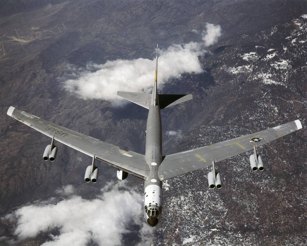 Overhead View of B-52 Stratofortress