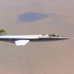 F-104A in flight
