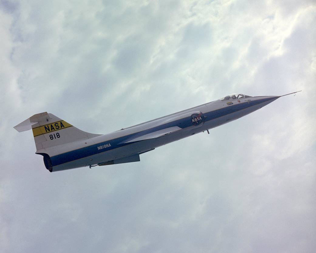 F-104A #818 flown by Einar Enevoldson.
