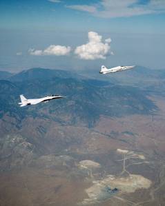 F-15B Supporting the Shaped Sonic Boom Demonstration