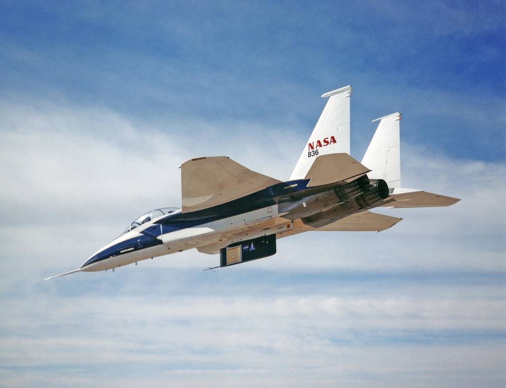 F-15B Shuttle Foam Insulation Test