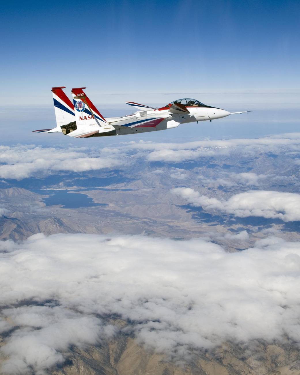 F-15B: Airborne Tests of Improved Space-Based Communications