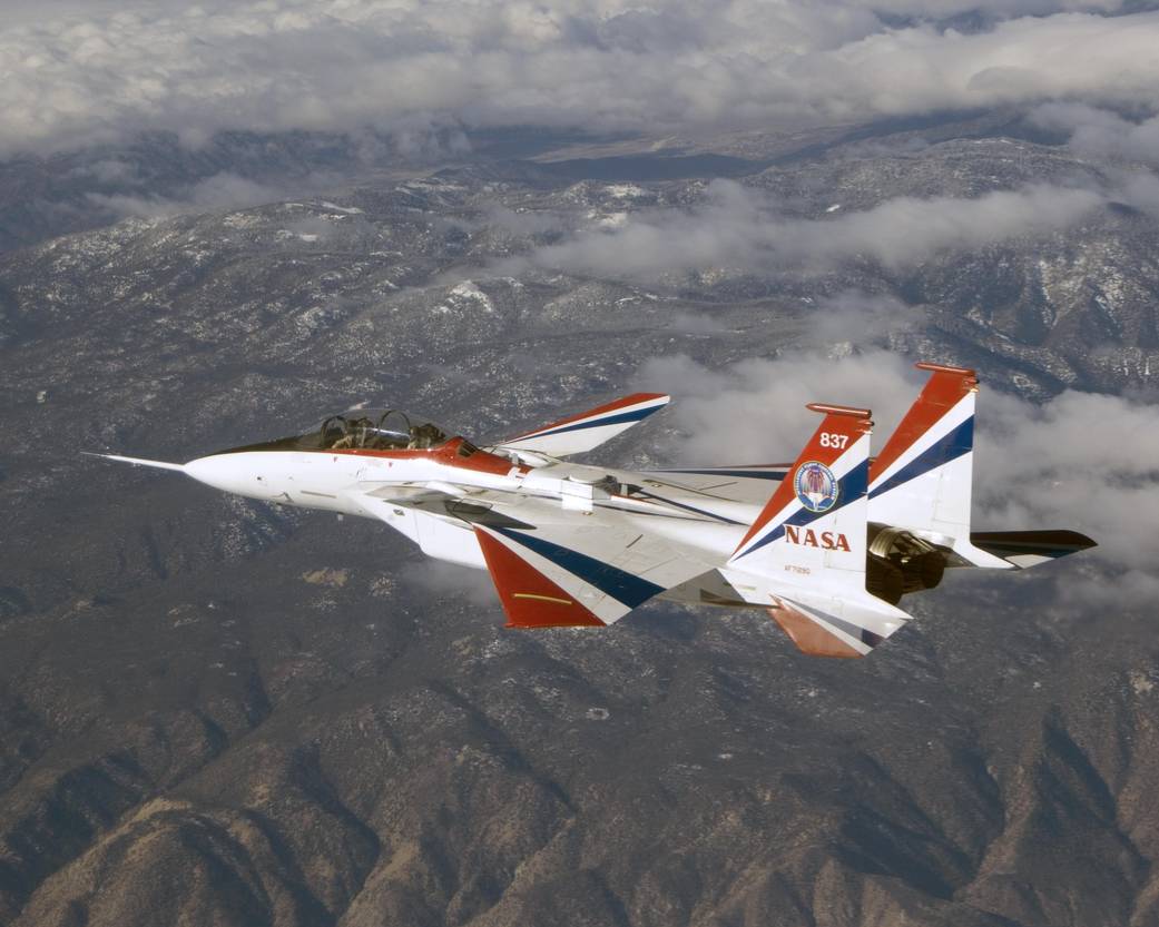 Tehachapi Mountains Backdrop for SBRDC/ECANS Flight