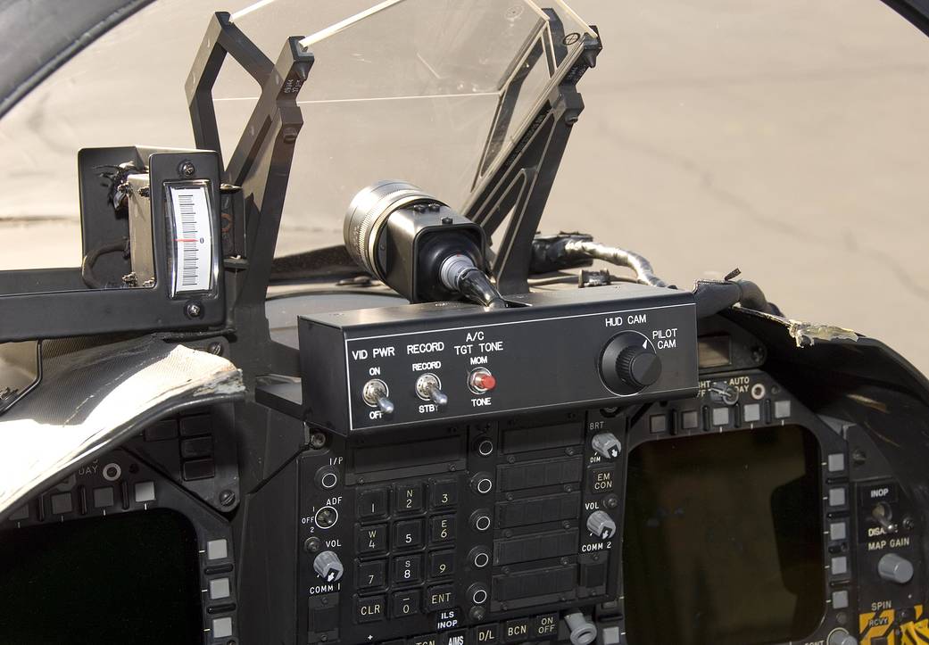 HD Camera Mounted in F/A-18 SRA