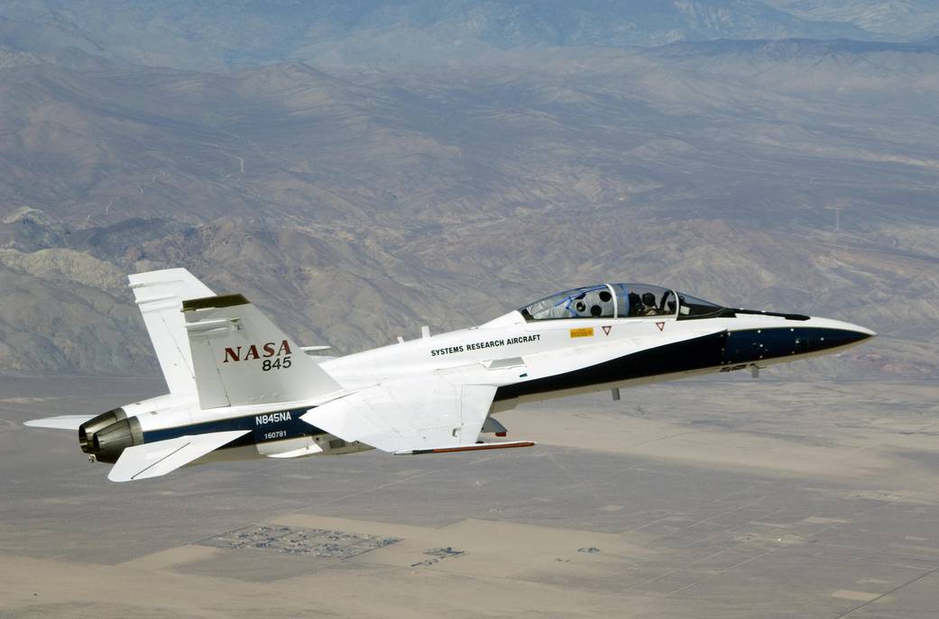 F/A-18 SRA Tests External Vision System