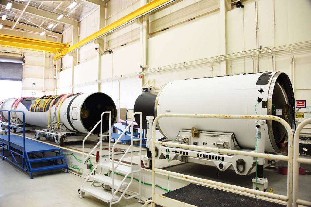 Pegasus XL First Stage Arrives for CYGNSS