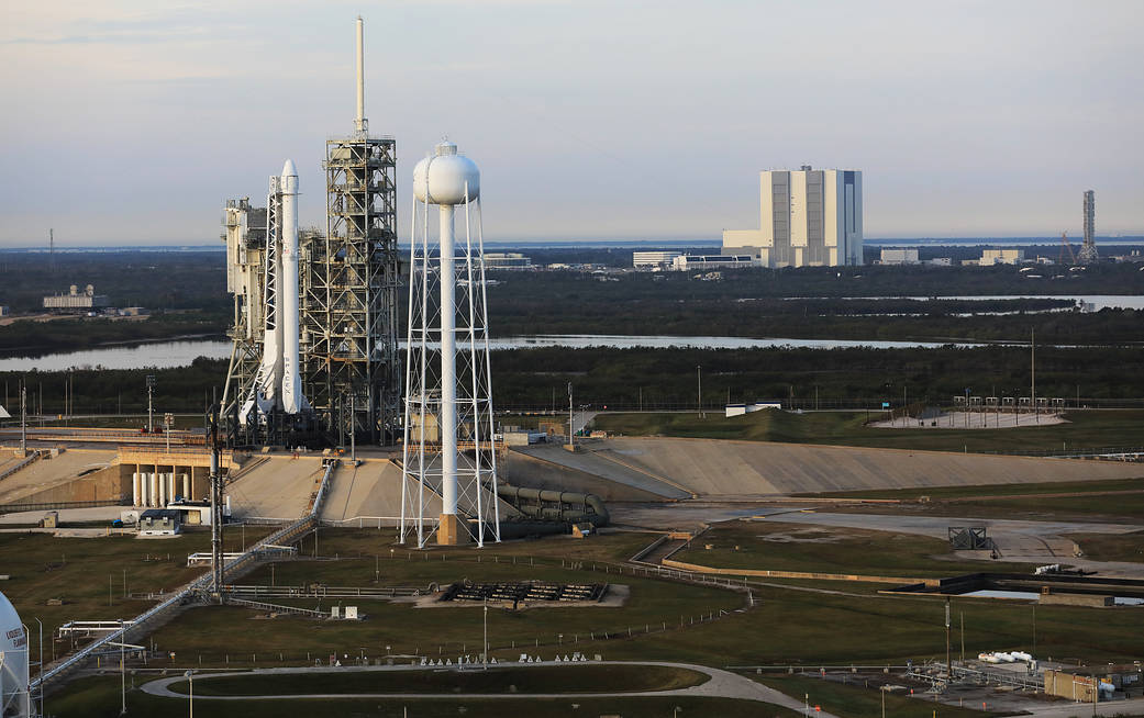 Falcon 9 Rocket Ready for SpaceX CRS-10