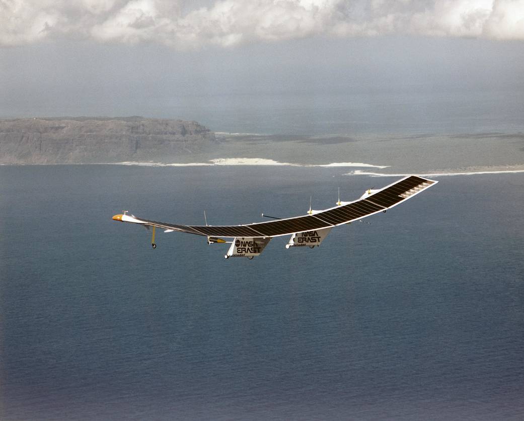 Pathfinder in Flight Over Hawaii