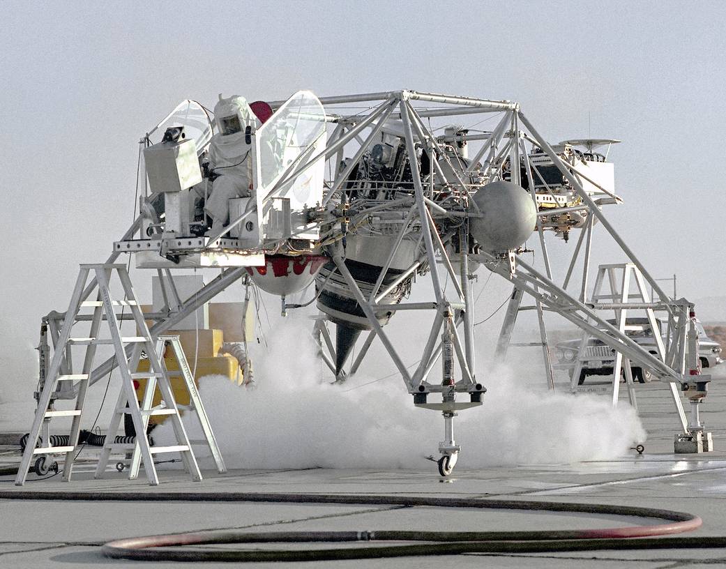 Ground Engine Test Underway on LLRV #1