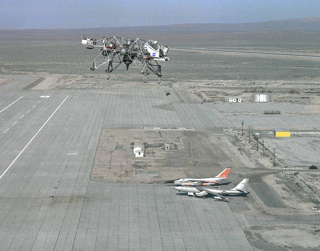 LLRV at Near Maximum Altitude over Edwards South Base