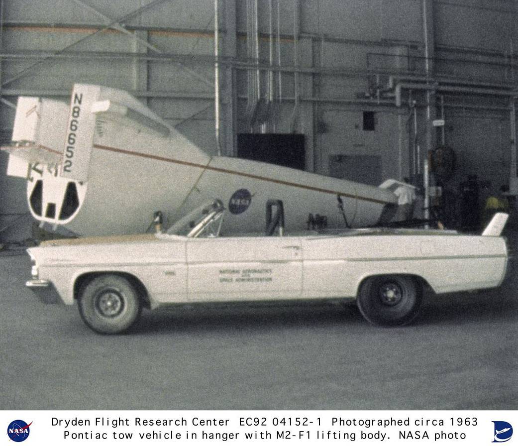 Pontiac Catalina Convertible Tow Vehicle with M2-F1 Lifting Body