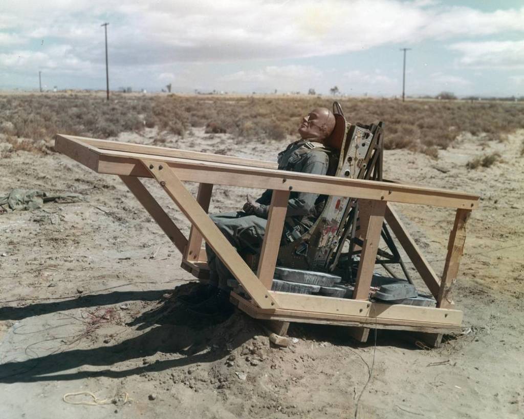 Plywood Mockup of the M2-F1’s Top Deck and Canopy
