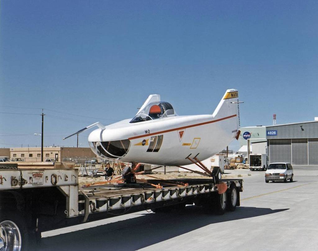 Newly-Restored M2-F1 Returns to Dryden