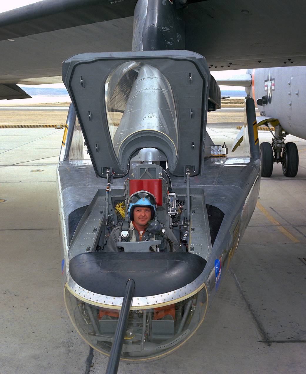 NASA Pilot Milt Thompson Awaits his M2-F2 Flight