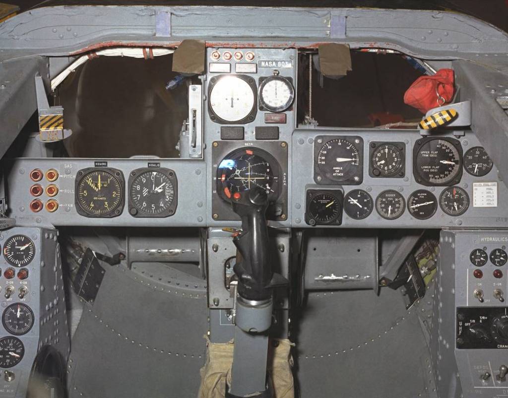 Cockpit Instrument Panel of M2-F3 Lifting Body