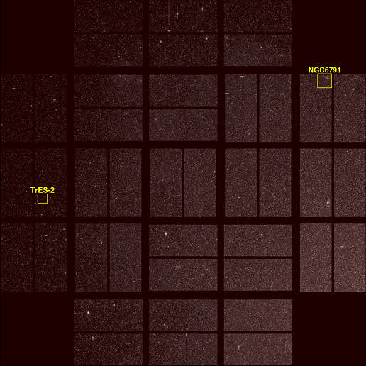 Kepler Eyes Cluster and Known Planet