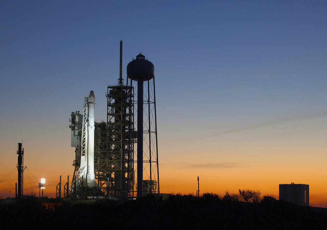 Falcon 9 Rocket Ready for SpaceX CRS-10