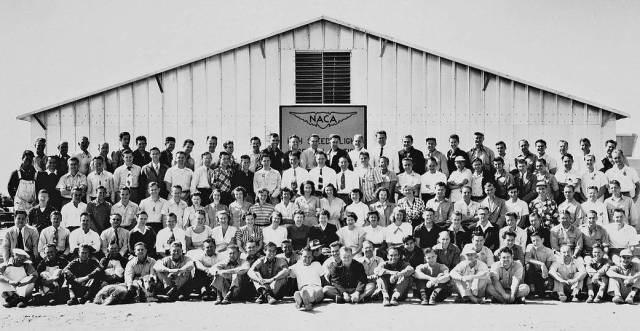 NACA Employees at Muroc in 1950